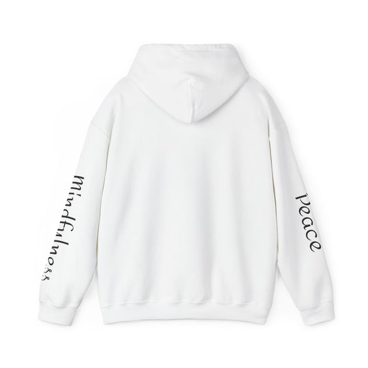 Sunset Wellness Unisex Hooded Sweatshirt (White)