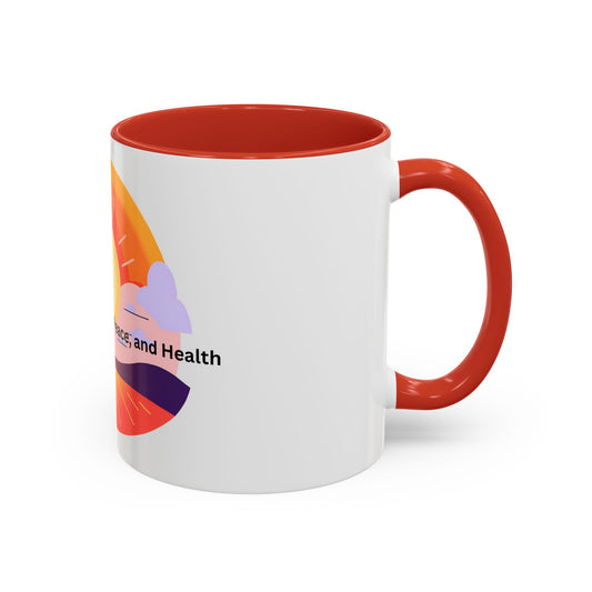 Wellness Sunset Accent Coffee Mug (11oz)