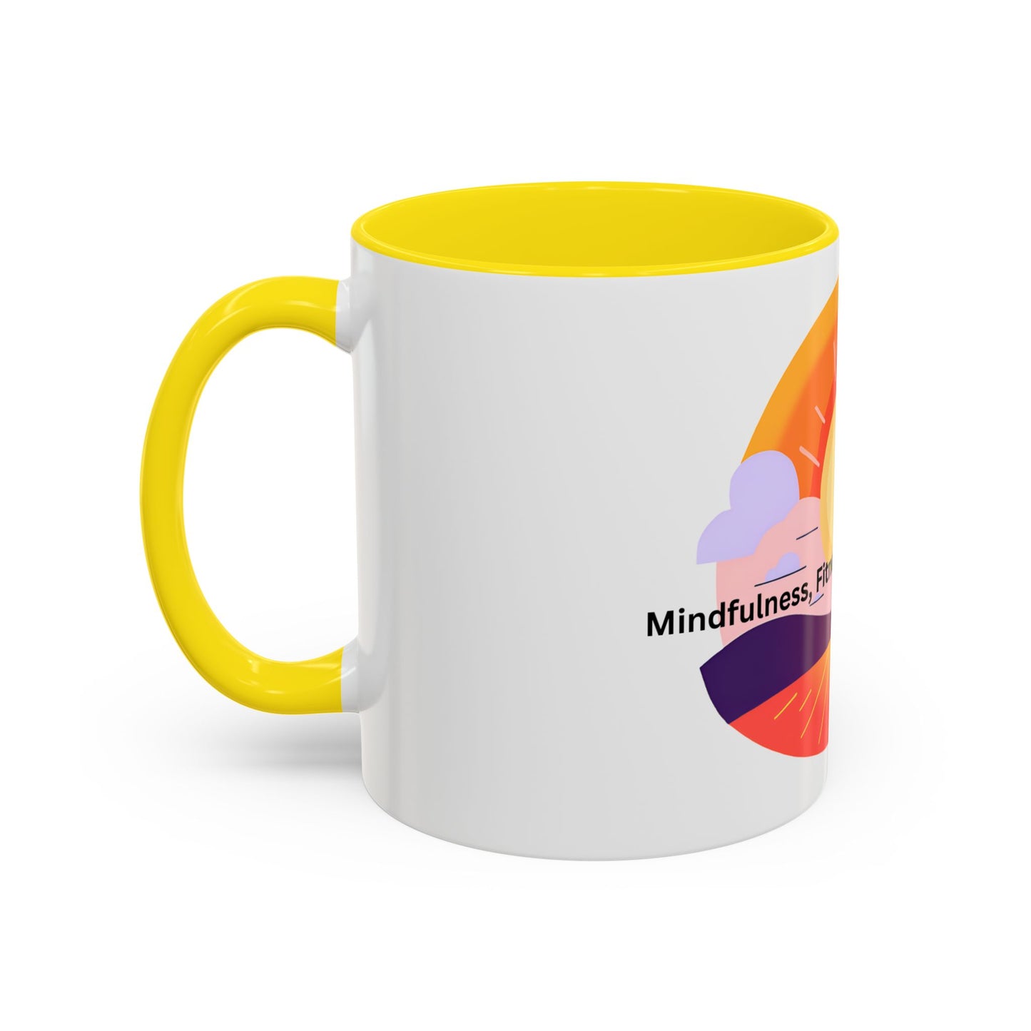 Wellness Sunset Accent Coffee Mug (11oz)