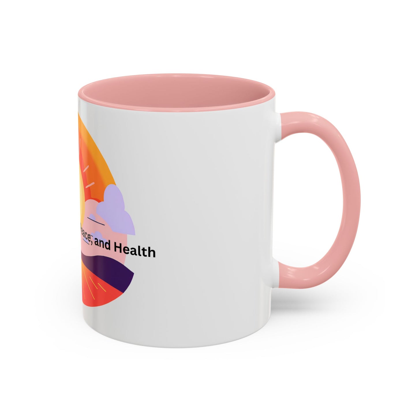 Wellness Sunset Accent Coffee Mug (11oz)